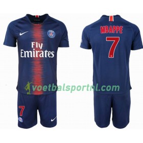 Paris Saint-Germain Mbappé 7 Kind Thuis Tenue 2018-19